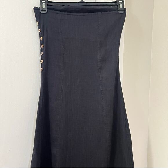 Free People Black Made Me Blush Midi Size Large - Picture 11 of 15